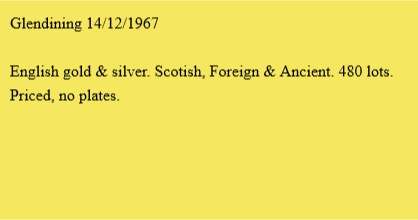 Glendining 14/12/1967