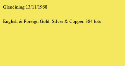 Glendining 13/11/1968