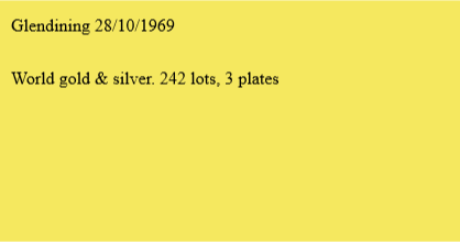 Glendining 28/10/1969