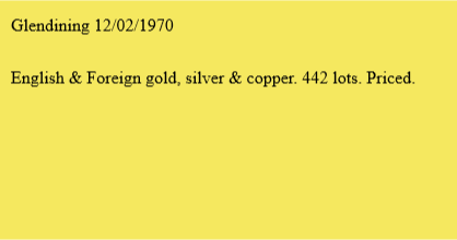 Glendining 12/02/1970