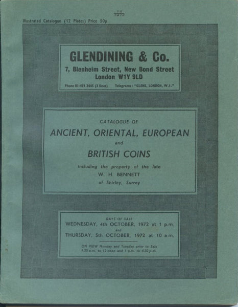 Glendining 4-5/10/1972, Bennett