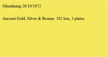 Glendining 26/10/1972