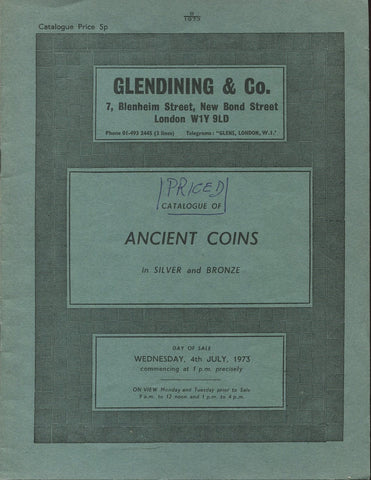 Glendining 4th July 1973, Ancient Coins