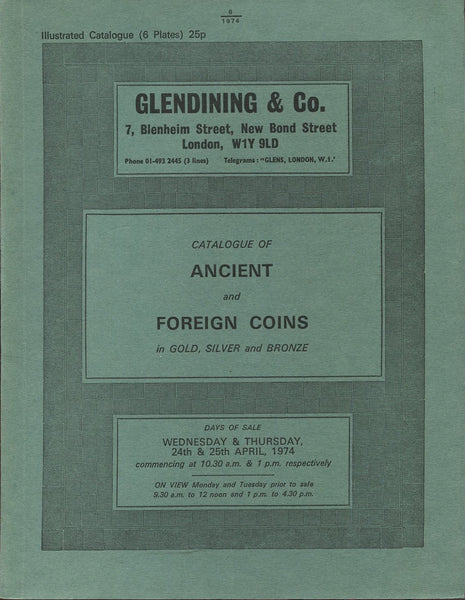 Glendining 24-25th April 1974, Ancient & Foreign Coins