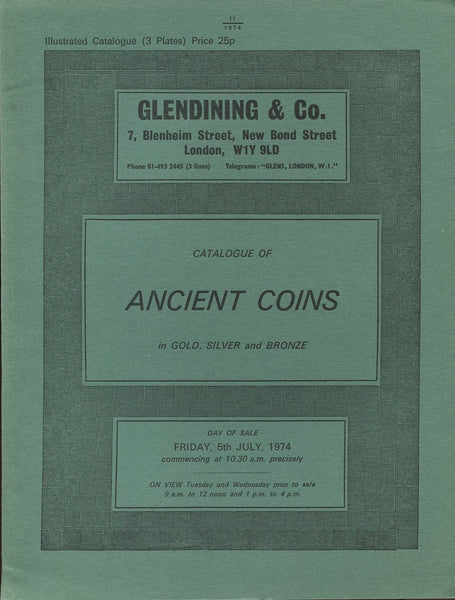 Glendining 5th July 1974, Ancient Coins