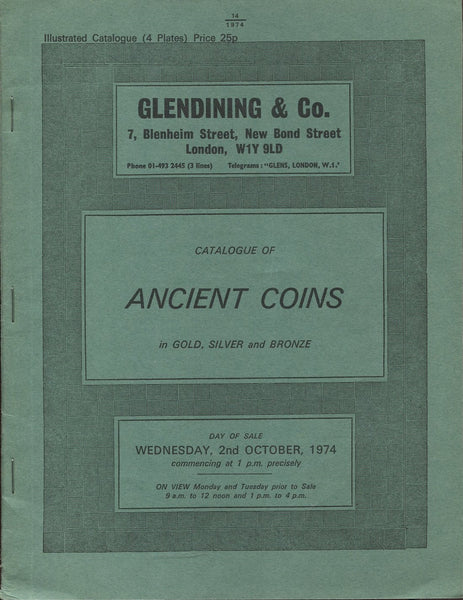 Glendining 2nd October 1974, Ancient Coins