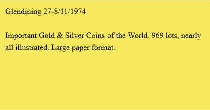 Glendining 27-8/11/1974