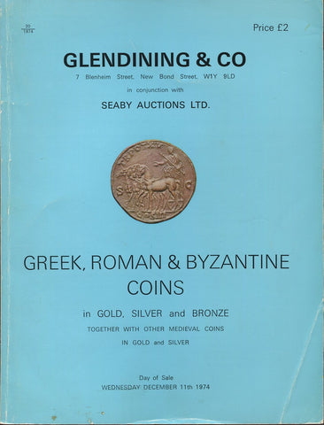 Glendining 11th December 1974, Greek, Roman & Byzantine Coins