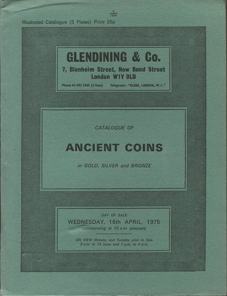 Glendining 16th April 1975, Ancient Coins