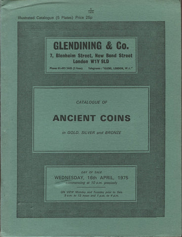 Glendining 16th April 1975, Ancient Coins