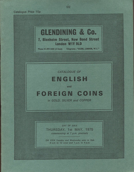 Glendining 1st May 1975, English & Foreign Coins
