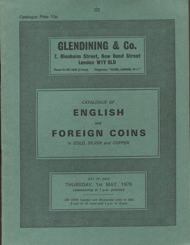 Glendining 1st May 1975, English & Foreign Coins