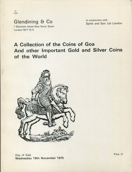 Glendining 19th November 1975, Goa & World Coins