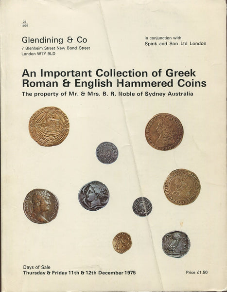 Glendining 11-12th December 1975, Noble Collection, Ancient and British