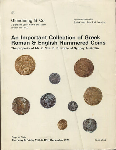 Glendining 11-12th December 1975, Noble Collection, Ancient and British