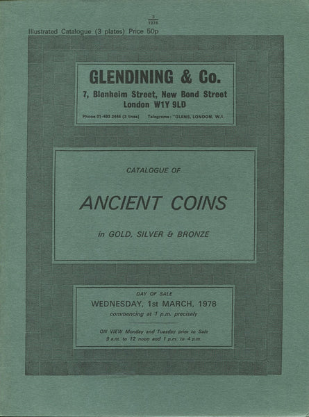 Glendining 1st March 1978, Ancient Coins