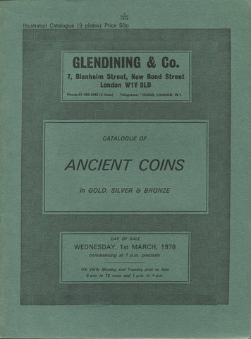 Glendining 1st March 1978, Ancient Coins