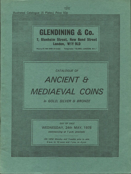 Glendining 24th May 1978, Ancient & Medieval Coins