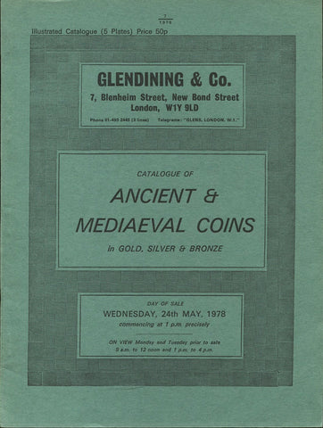 Glendining 24th May 1978, Ancient & Medieval Coins