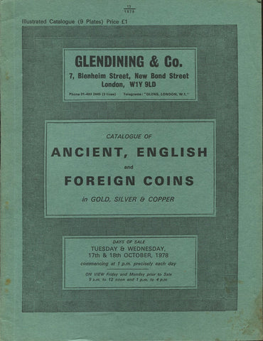 Glendining 17-18th October 1978, Ancient, English & Foreign Coins