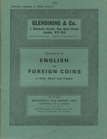 Glendining 21st March 1979, English & Foreign Coins