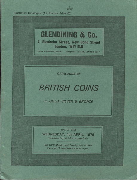 Glendining 4th April 1979, British Coins
