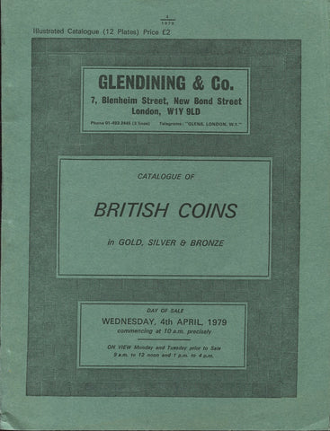 Glendining 4th April 1979, British Coins