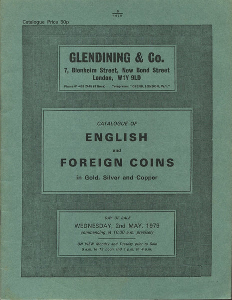 Glendining 2nd May 1979, English & Foreign Coins