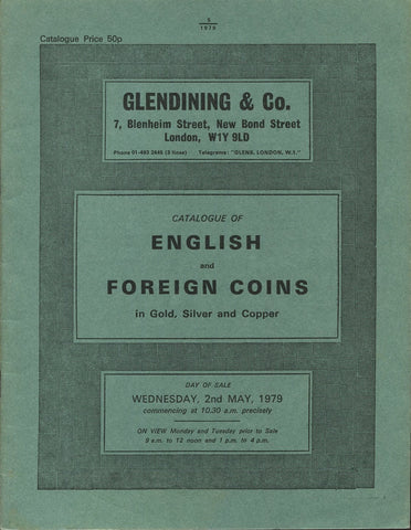 Glendining 2nd May 1979, English & Foreign Coins