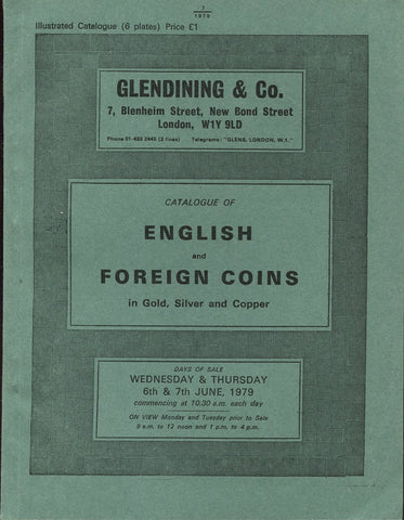Glendining 6-7th June 1979, English & Foreign Coins