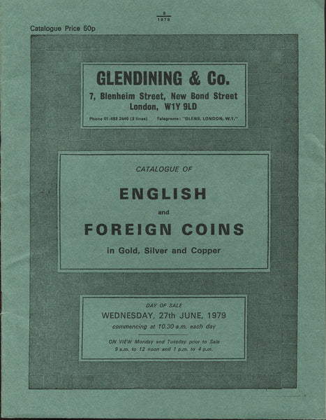Glendining 27th June 1979, English & Foreign Coins