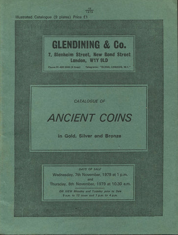 Glendining 7-8th November 1979, Ancient Coins