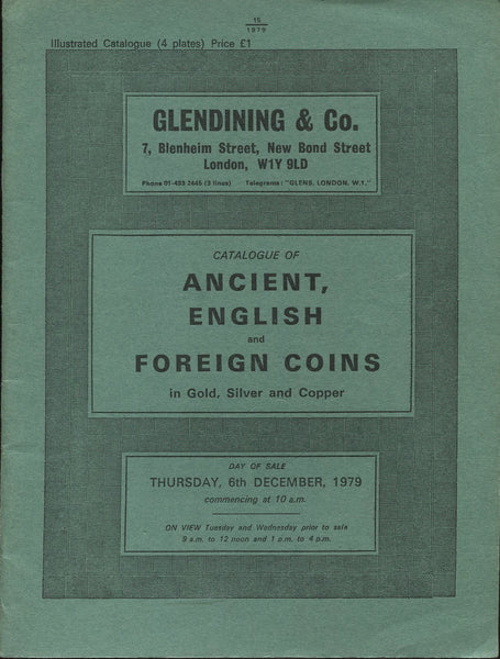 Glendining 6th December 1979, Ancient, English & Foreign Coins