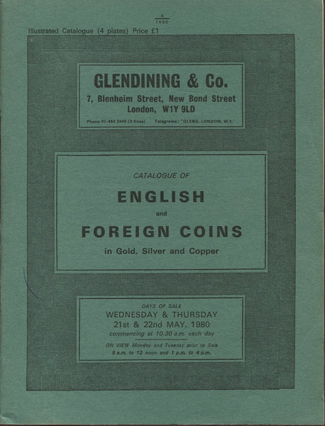 Glendining 21st May 1980, English & Foreign Coins