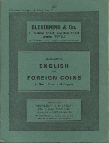 Glendining 21st May 1980, English & Foreign Coins