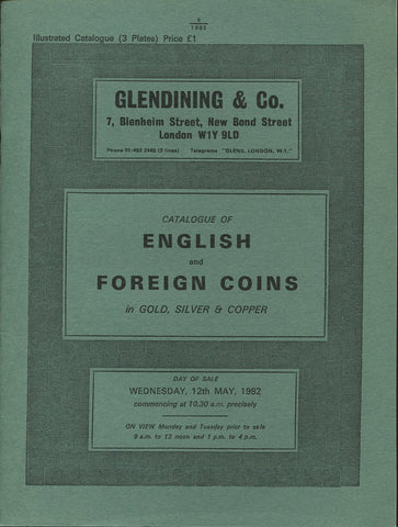 Glendining 12th May 1982, English & Foreign Coins