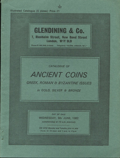 Glendining 9th June 1982, Ancient Coins