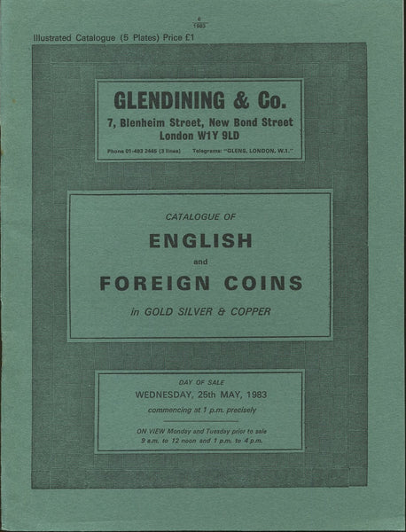 Glendining 25th May 1983, English & Foreign Coins