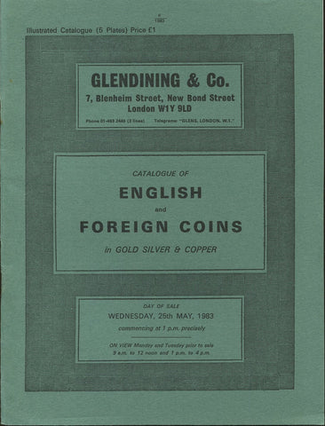Glendining 25th May 1983, English & Foreign Coins