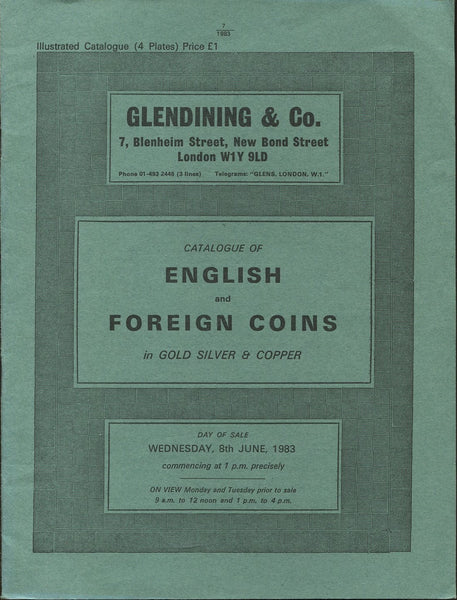 Glendining 8th June 1983, English & Foreign
