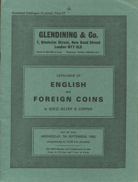 Glendining 7th September 1983, English & Foreign