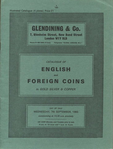 Glendining 7th September 1983, English & Foreign