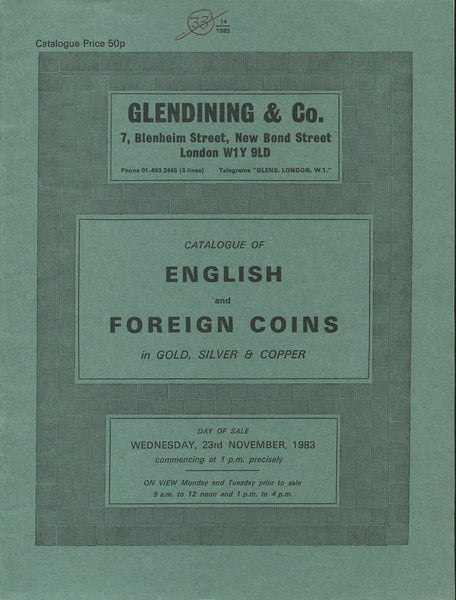 Glendining 23rd November 1983, English & Foreign