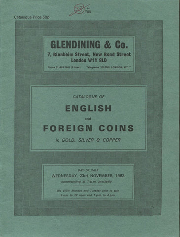 Glendining 23rd November 1983, English & Foreign
