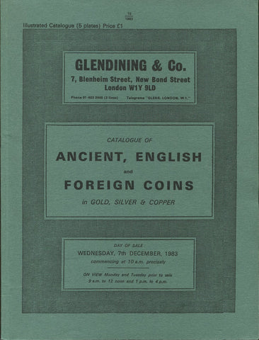 Glendining 7th December 1983, Ancient, English & Foreign