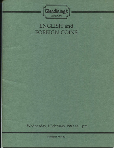 Glendining 1st February 1989, English & Foreign