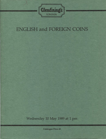 Glendining 10th May 1989, English & Foreign Coins