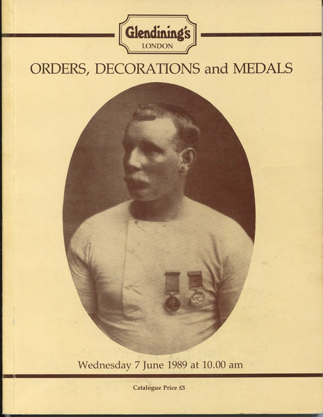 Glendining 7th June 1989, Orders, Decorations & Medals