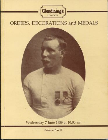 Glendining 7th June 1989, Orders, Decorations & Medals