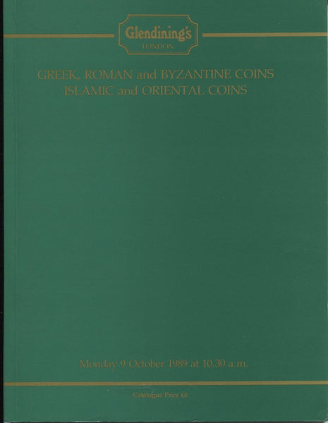Glendining 9th October 1989, Webdale Islamic & Oriental Coins